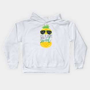 Life is Short, make it sweet. Kids Hoodie